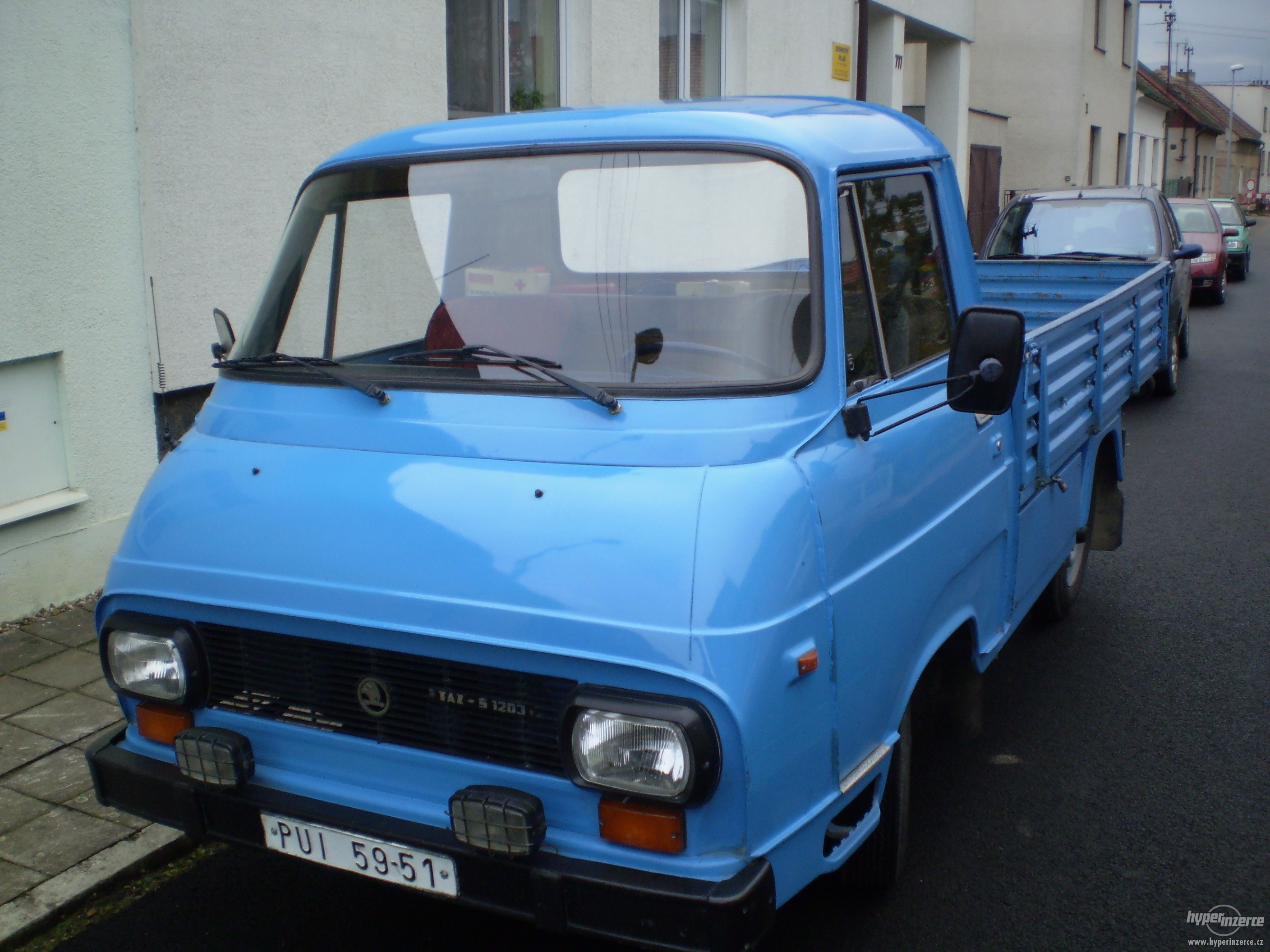Škoda 1203 valník modrý