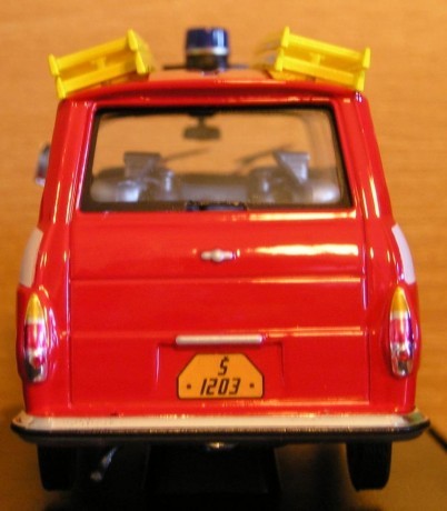 Škoda 1203 hasiči Abrex, zezadu