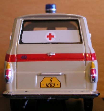 Škoda 1203 sanita abrex, zezadu 2