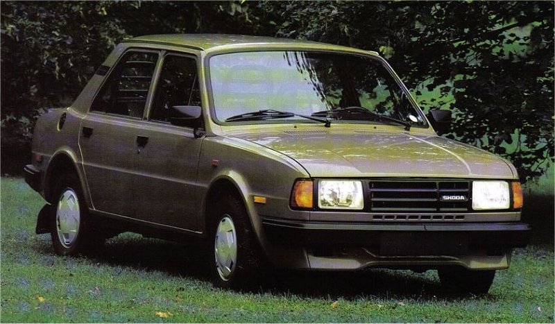Škoda 135 GLi, zepředu