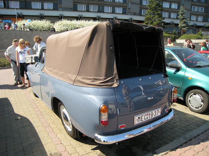 Škoda 1202 Pick-up 1964, zezadu
